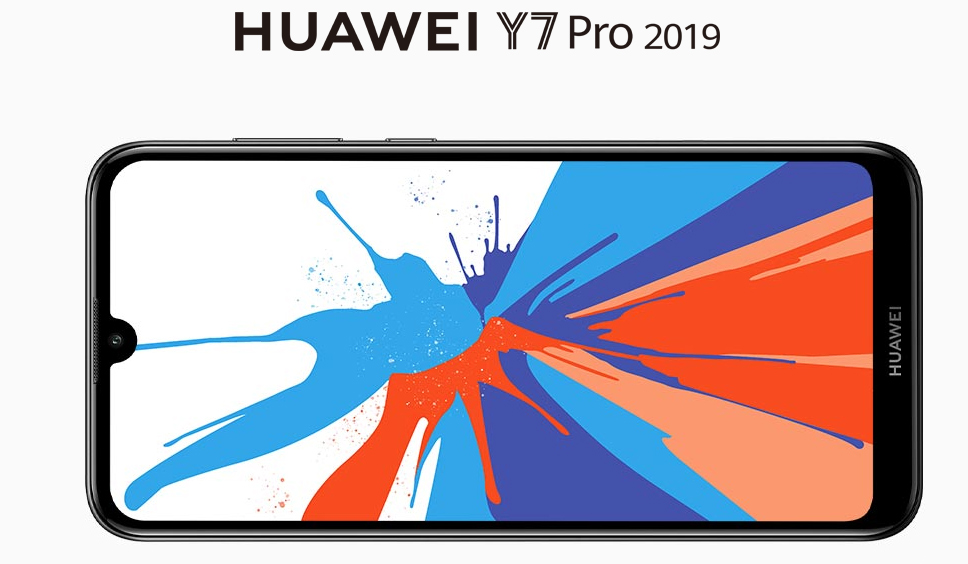 Huawei Y7 Pro 2019 colores en pantalla