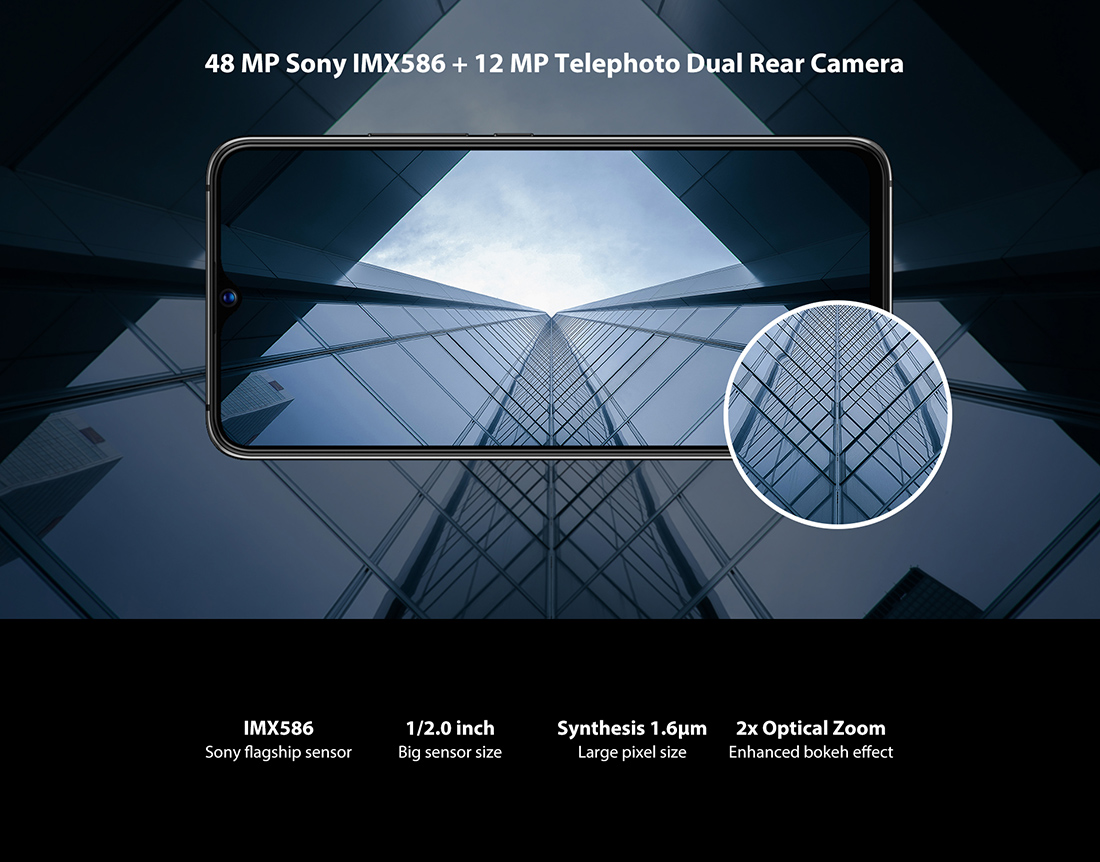 UMIDIGI S3 Pro cámara Sony de 48 MP + 12 MP